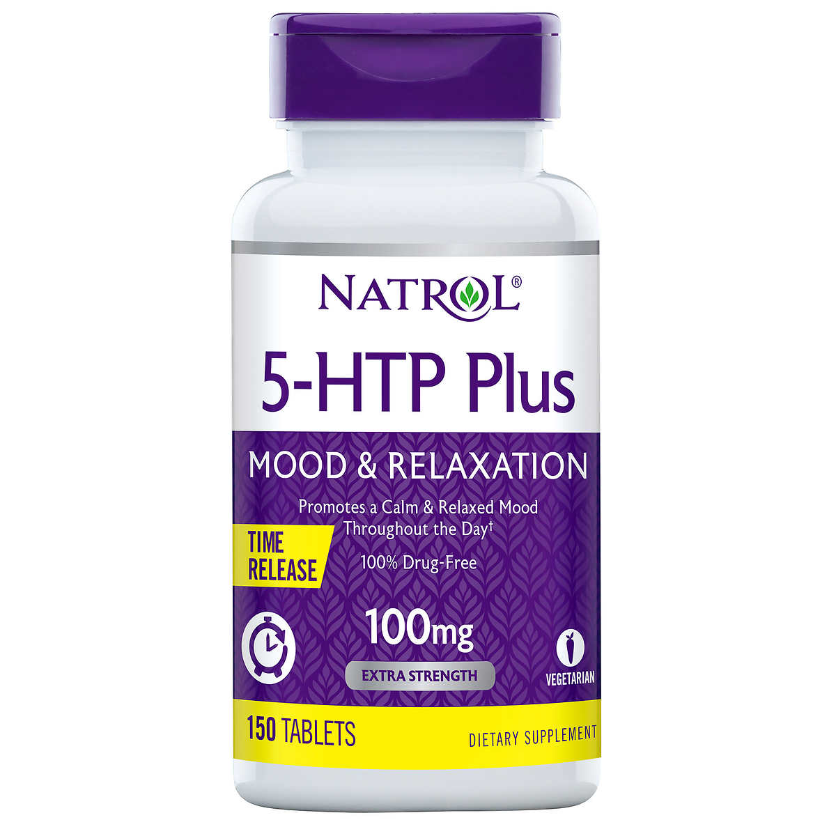 mood support natrol 5-htp抗焦虑抑郁改善睡眠褪黑素 五羟色氨酸100