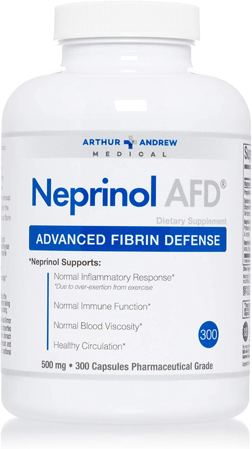 arthur andrew medical neprinol capsules, 300 count arthur andrew