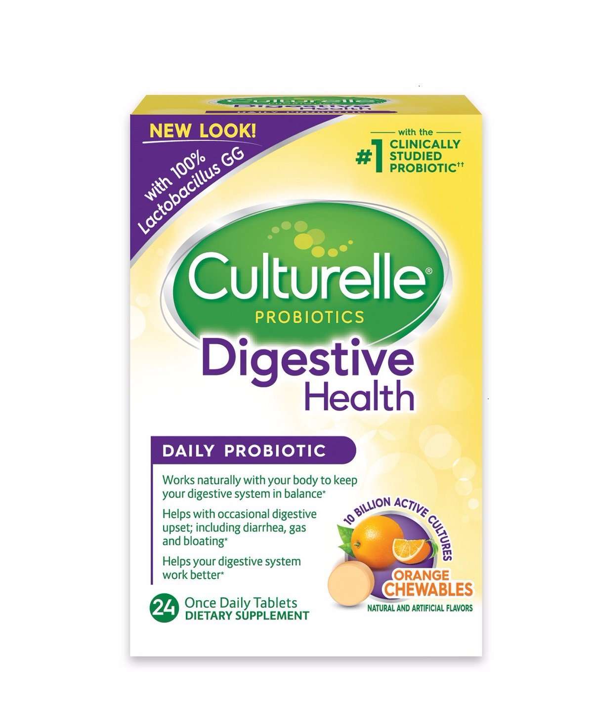 culturelle daily probiotic formula, digestive health chewables