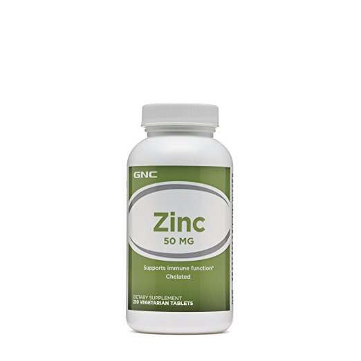 gnc zinc 50 mg gnc健安喜 葡萄糖酸锌片成人锌50mg*250片-美国超市