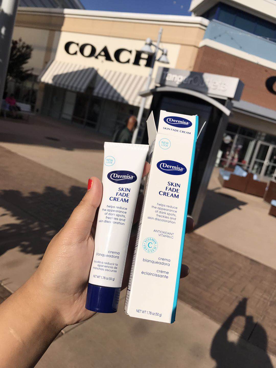 78 ounce dermisa 德蜜萨 天然嫩白皙颜精华霜 50g-美国超市原价直邮