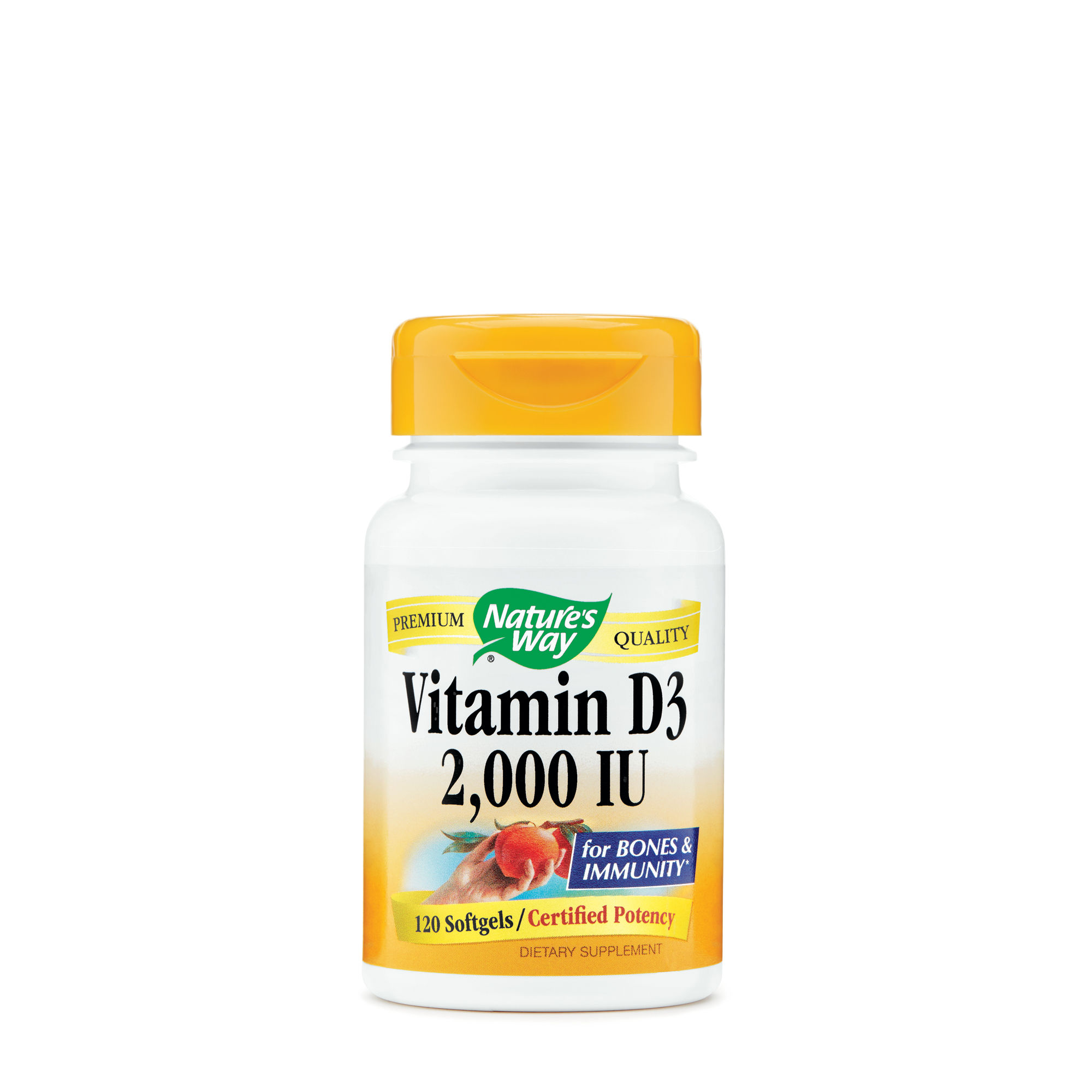 natures way vitamin d3 - 2,000 iu 120 softgels