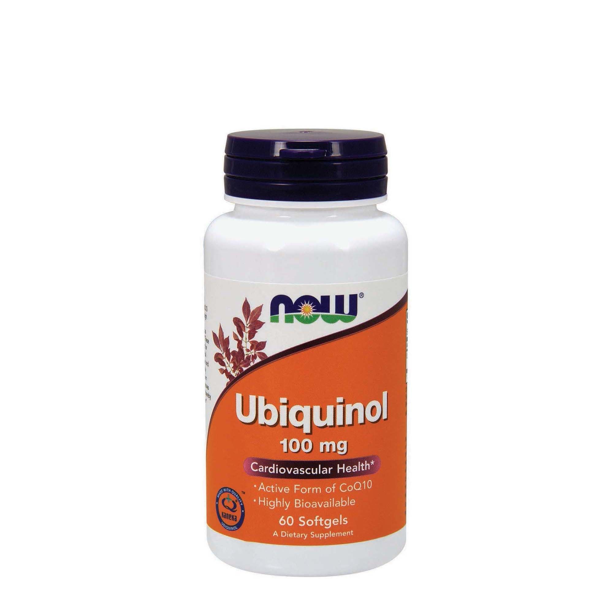 now ubiquinol 100 mg 60 softgels now 还原性辅酶coq10心脏保健 100