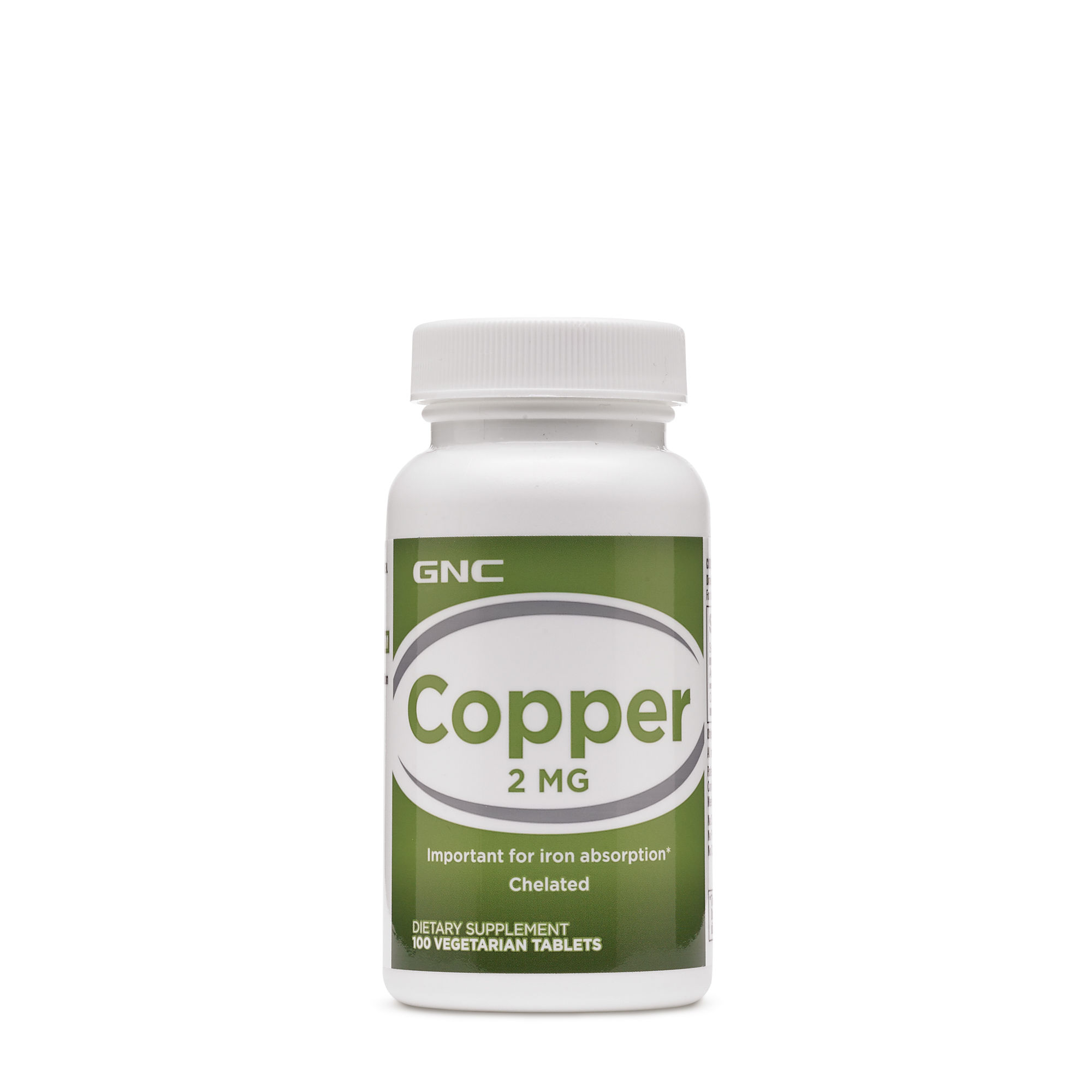 gnc copper 2mg 100 tablets