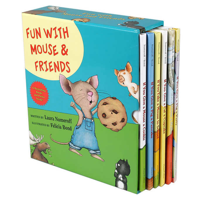 mouse and friends 如果你給老鼠吃餅乾系列(盒裝6冊)英文原版繪本