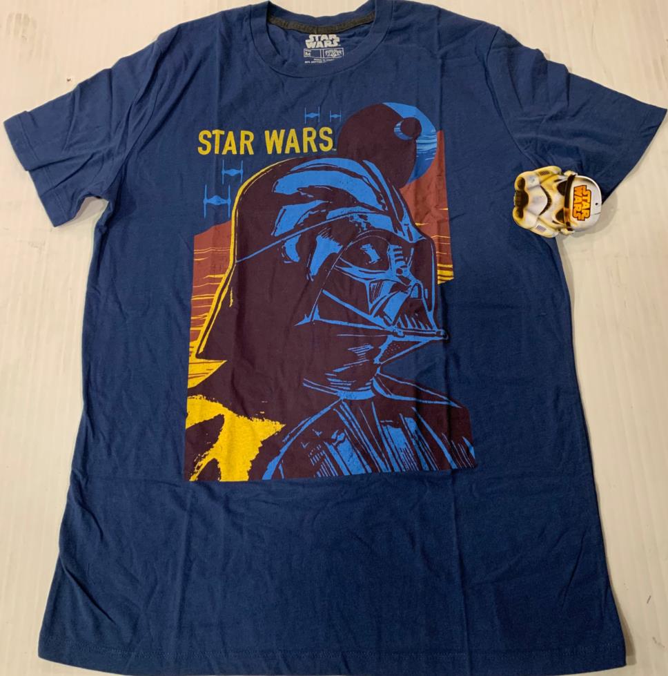 starwars mens short sleeve t-shirt starwars男士短袖t恤-美国超市