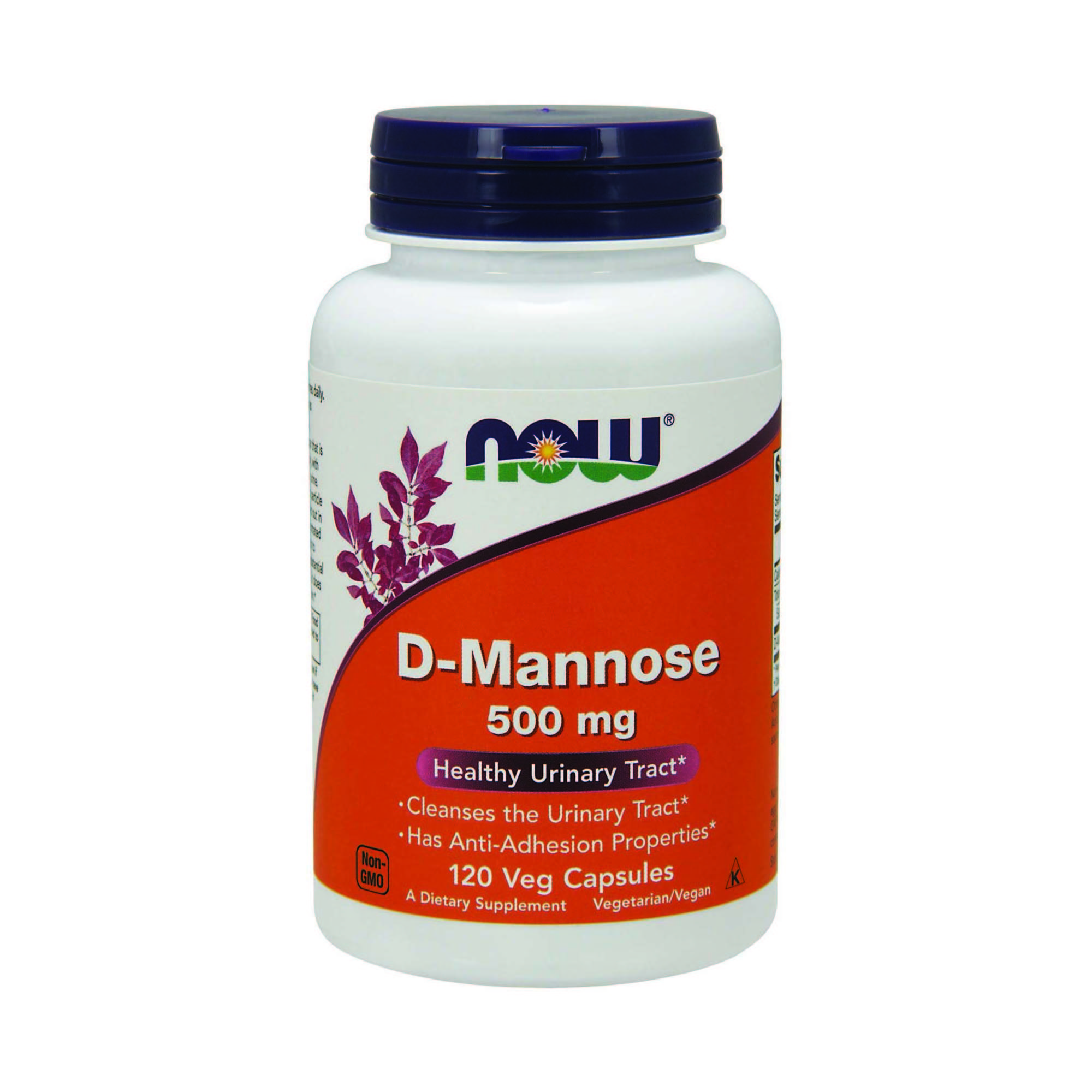 now d-mannose 500mg 120 capsules now 诺奥 女性口服甘露糖胶囊