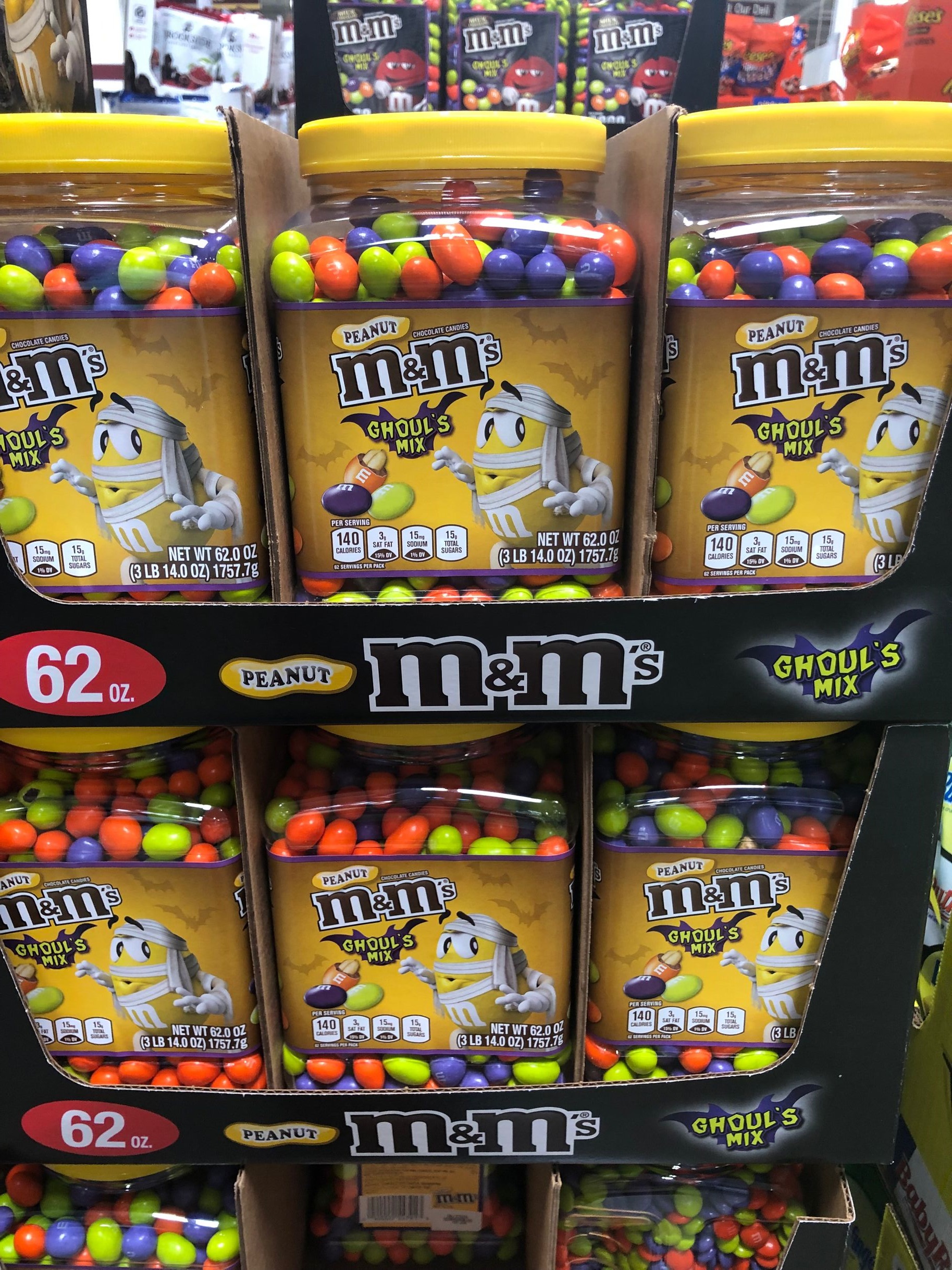 m&ms 玛氏 mm豆巧克力豆彩虹豆 1757.7g-美国超市原价直邮,www.