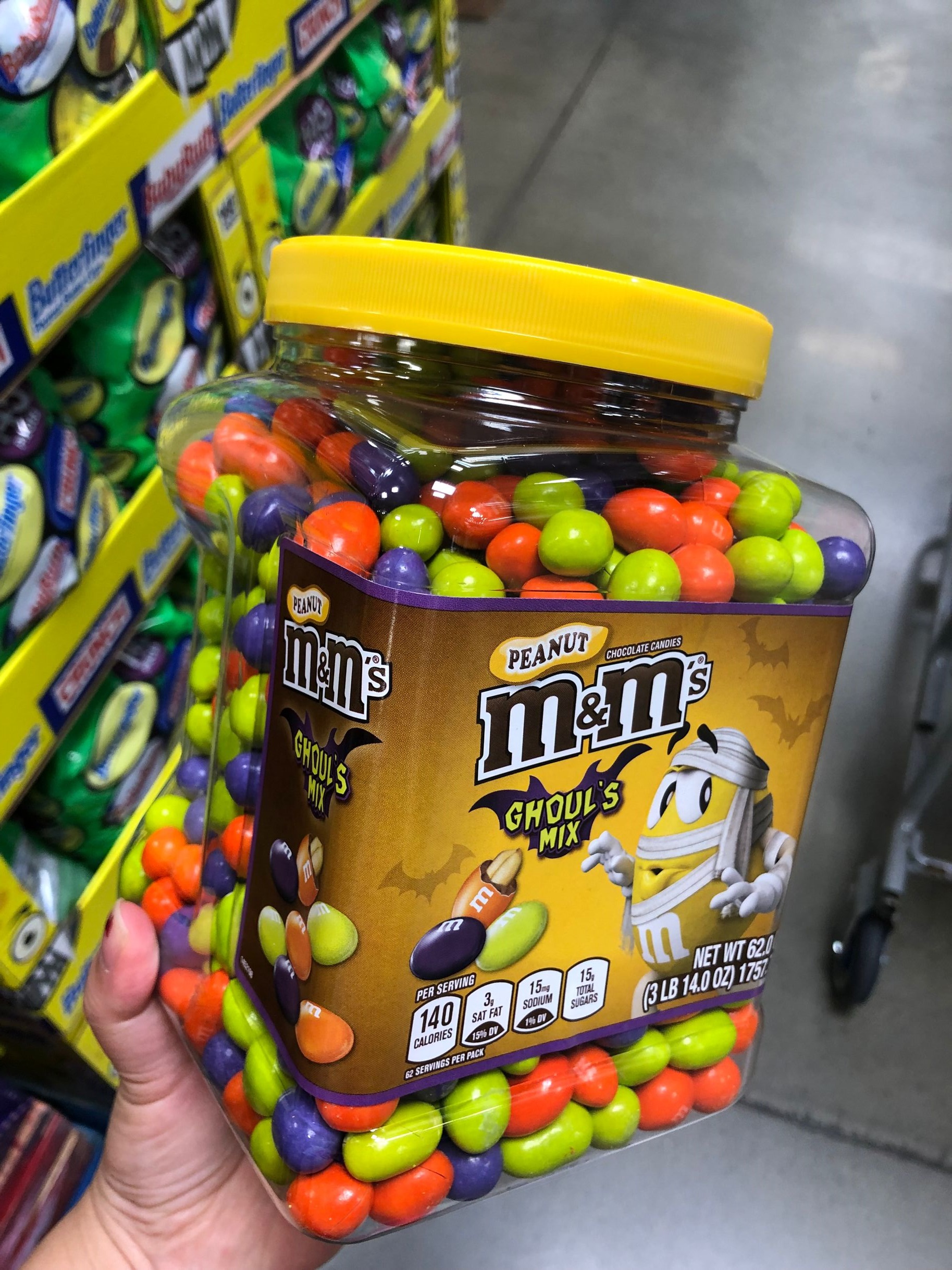 m&ms 玛氏 mm豆巧克力豆彩虹豆 1757.7g-美国超市原价直邮,www.