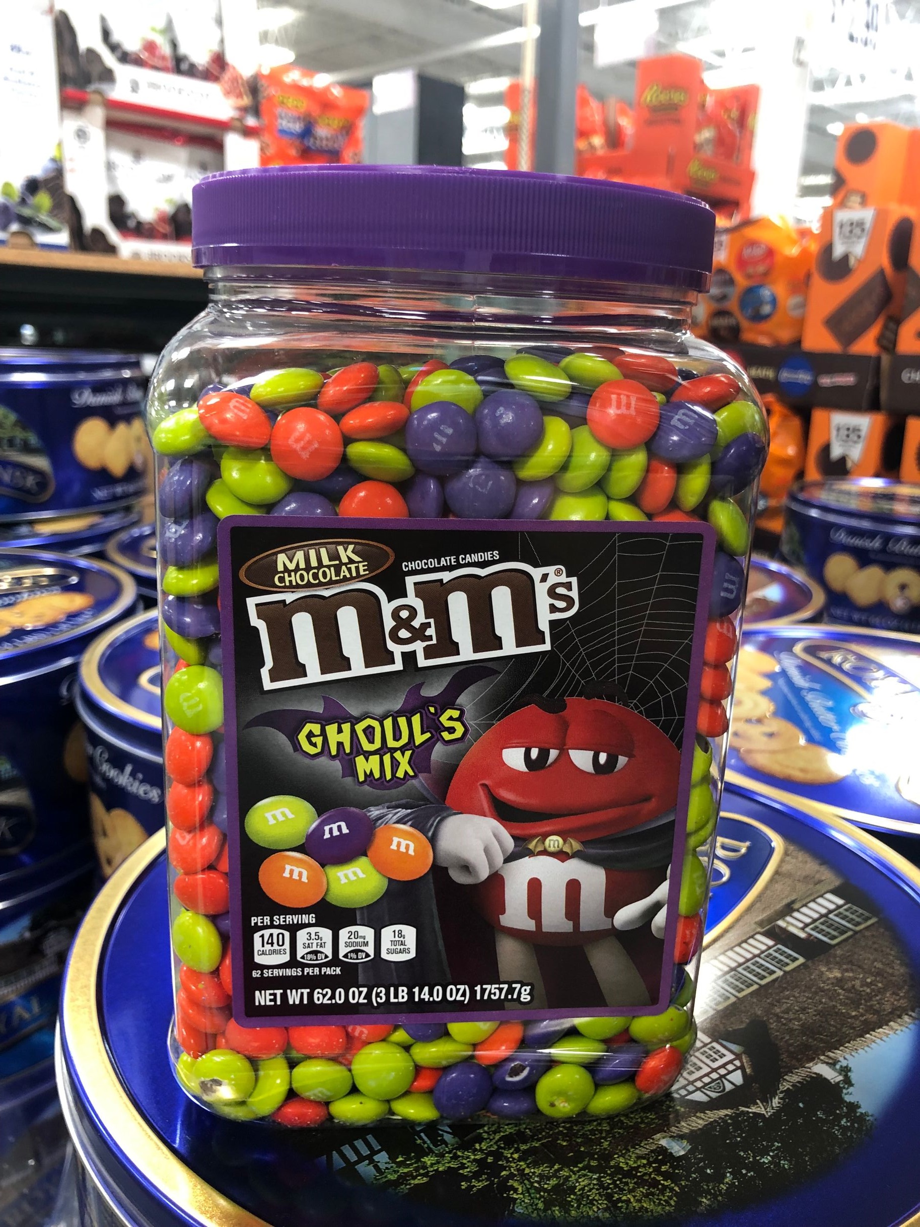 m&ms 玛氏 mm豆巧克力豆彩虹豆 1757.7g-美国超市原价直邮,www.