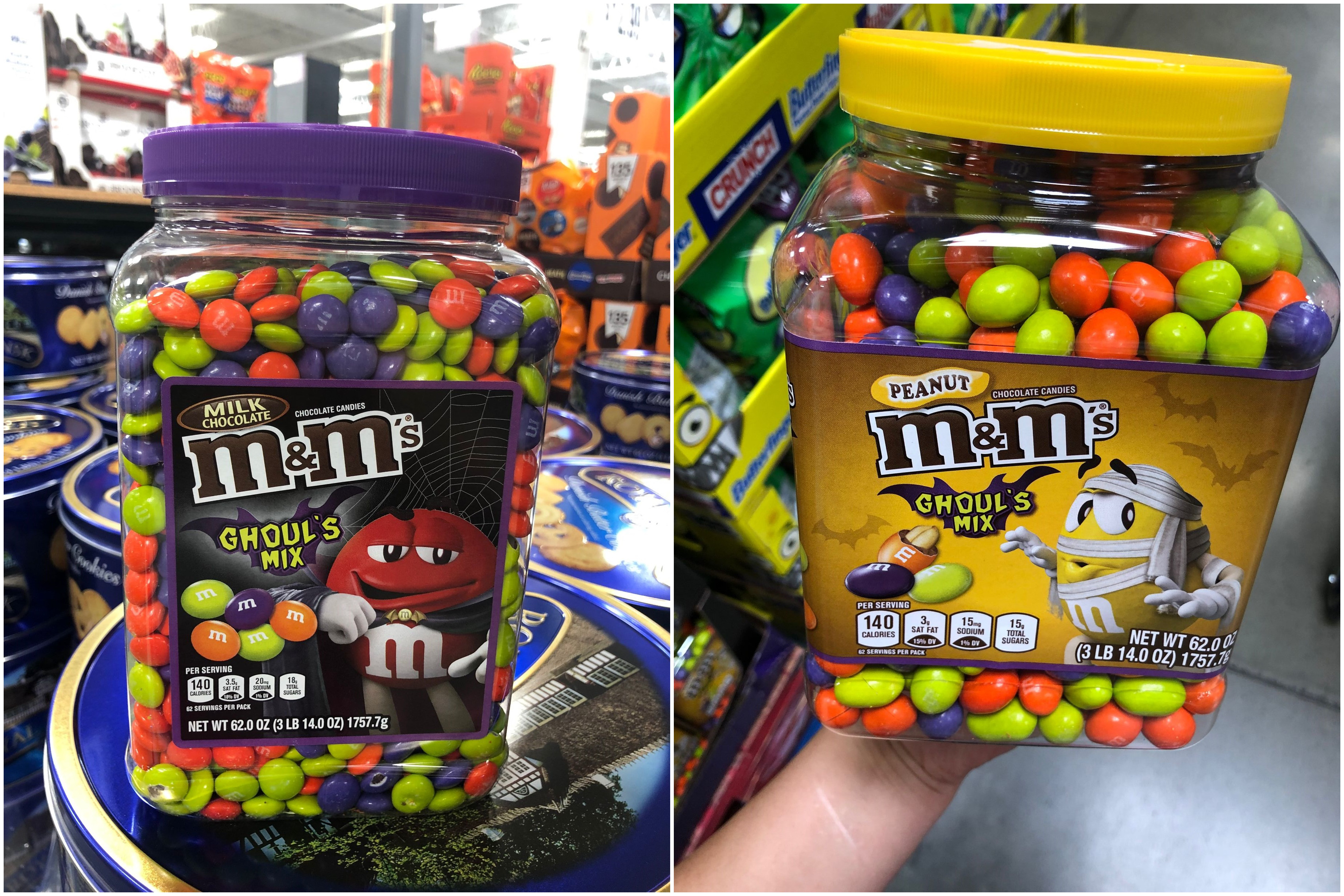 m&ms 玛氏 mm豆巧克力豆彩虹豆 1757.7g-美国超市原价直邮,www.