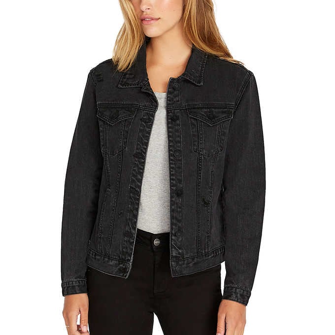 buffalo ladies rigid denim jacket buffalo 女士显瘦百搭短款牛仔