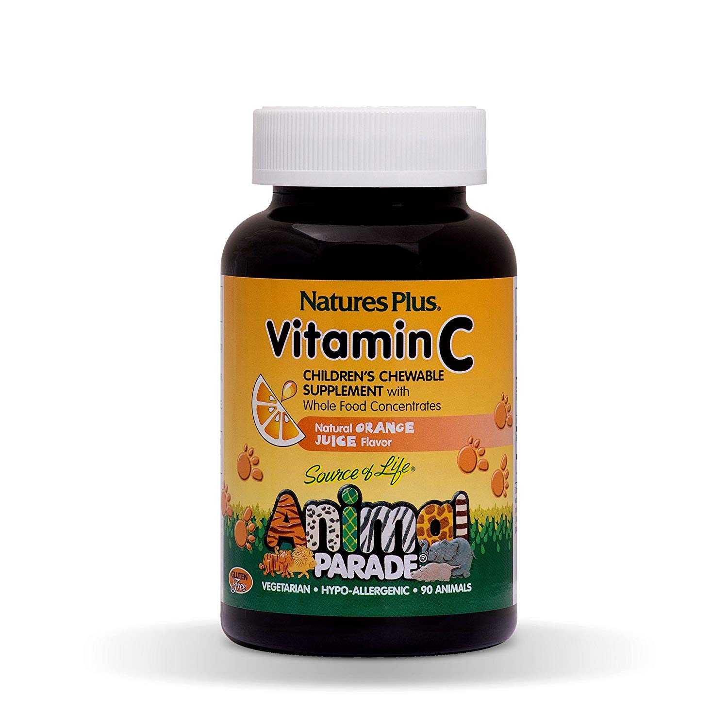 naturesplus animal parade source of life vitamin c childrens