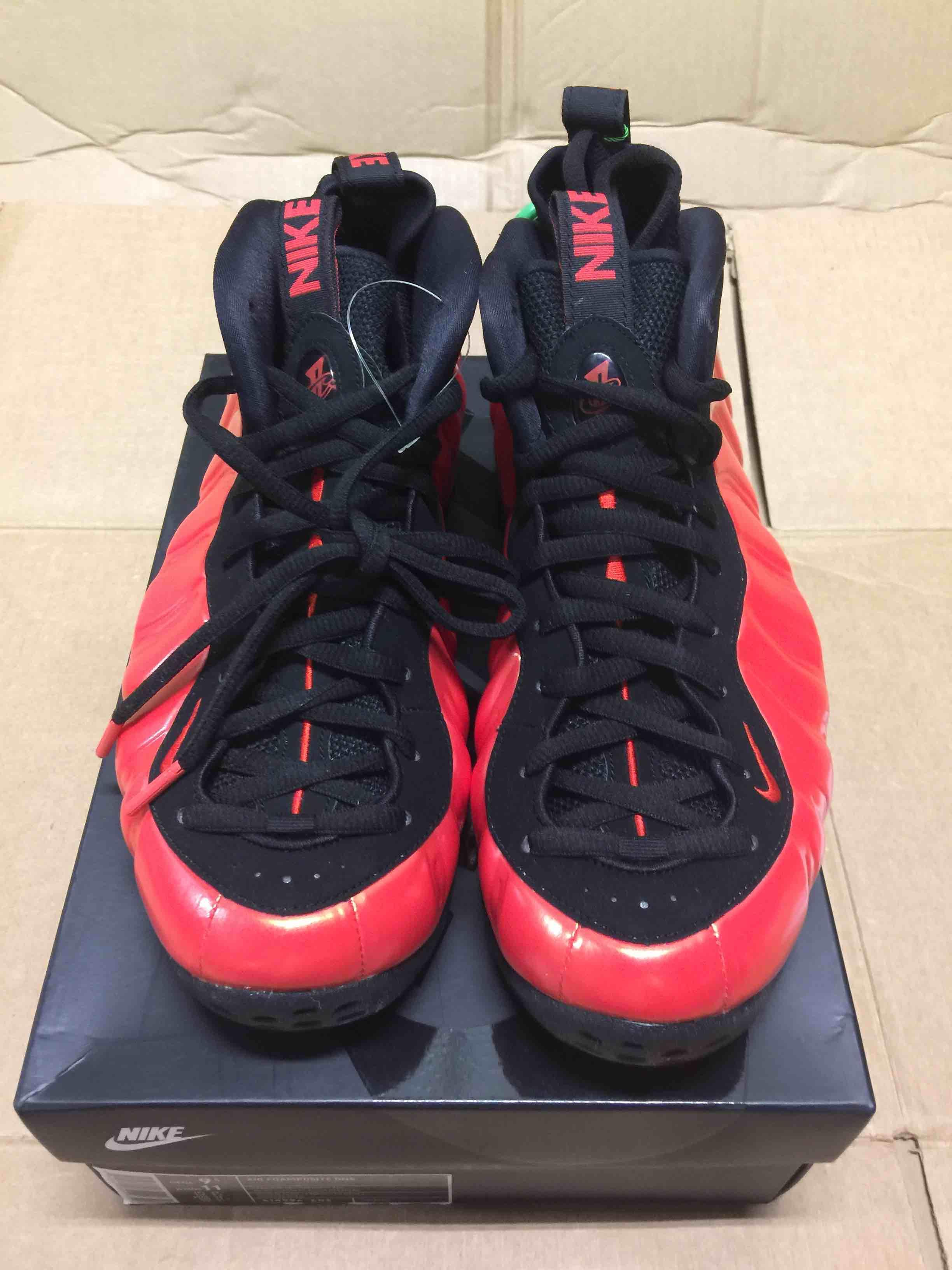 all red foamposite 2018