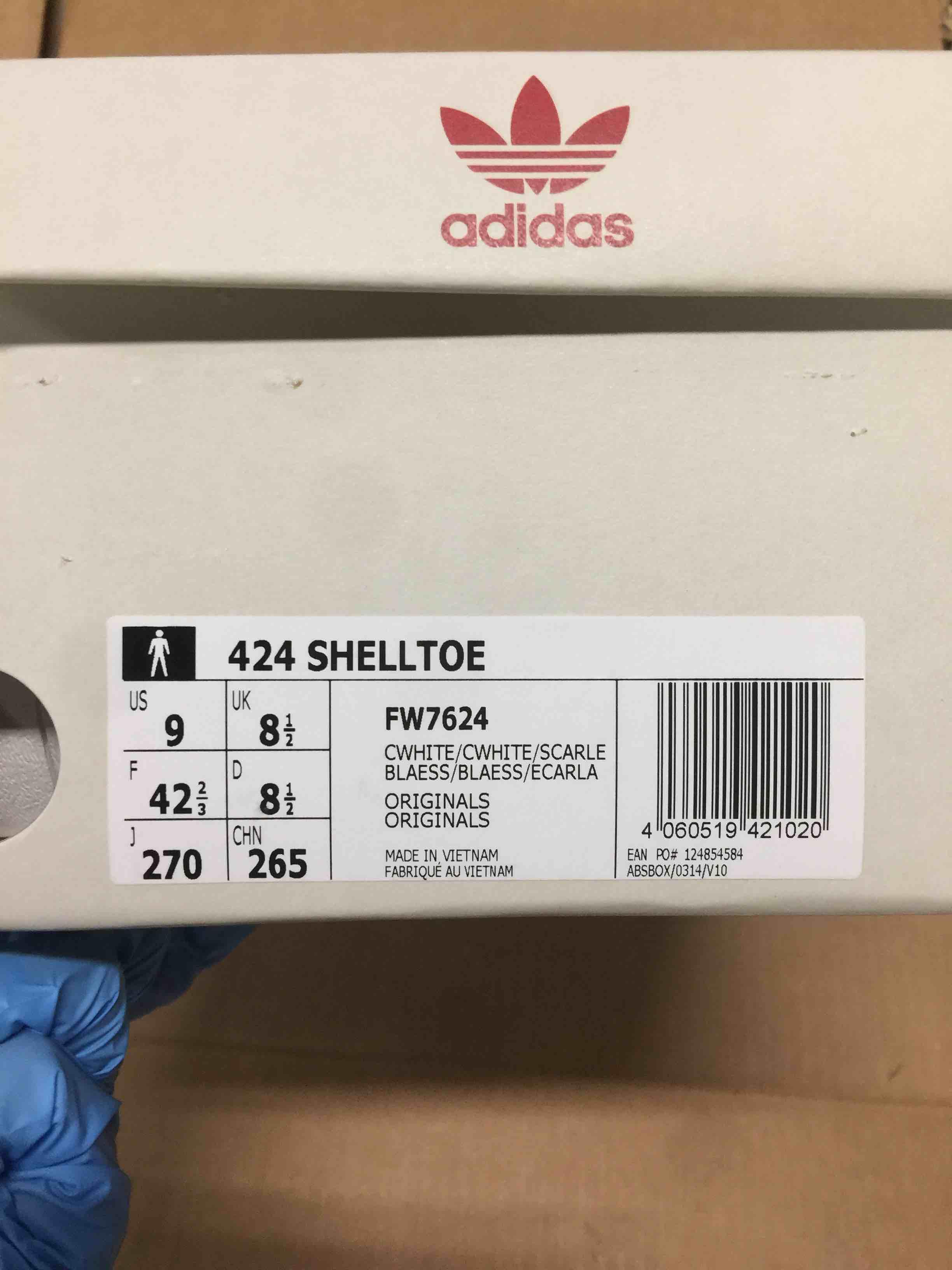 adidas x 424 shelltoe